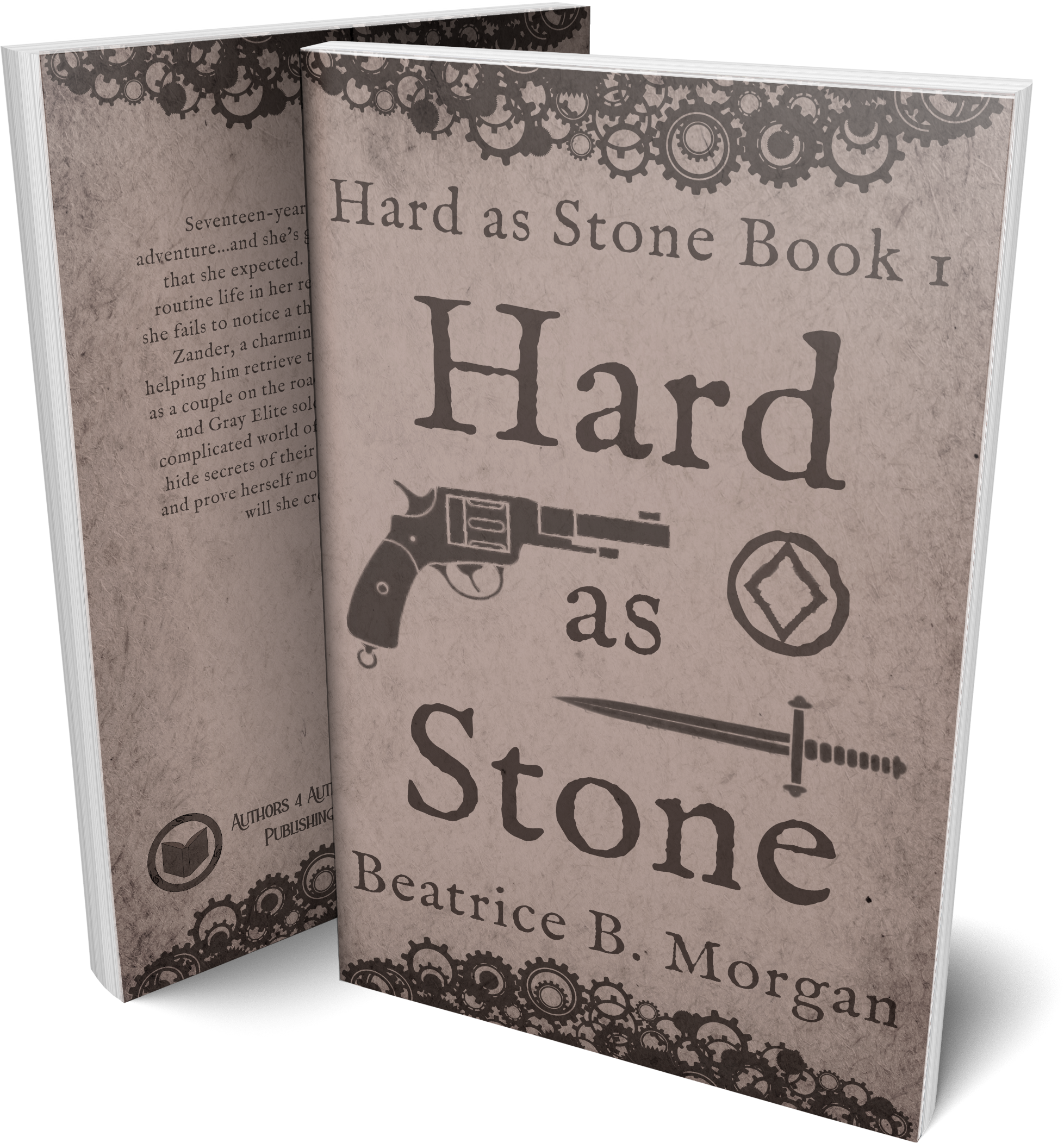 Hard as Stone - Paperback Front and Back